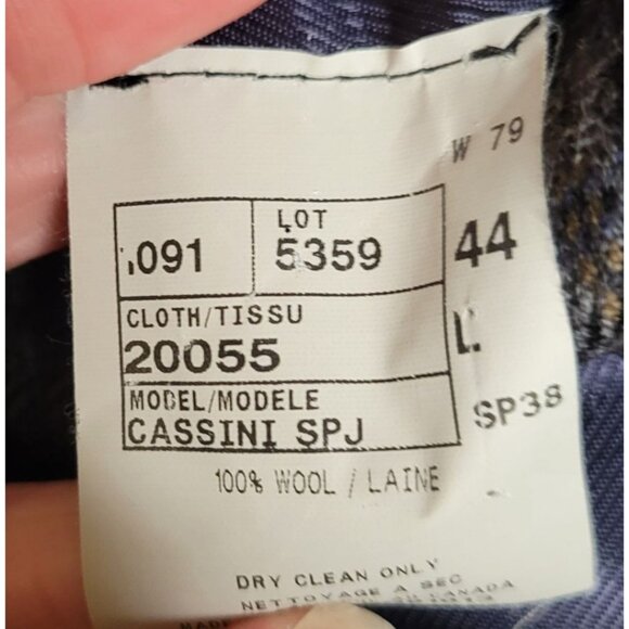 Jack Victor Men’s 44L Wool Blazer Gray Glen Plaid Classic Sport Coat Union Made - Picture 11 of 11